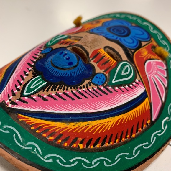 Hand Crafted Aztec Mask - Picture 2 of 4
